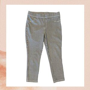 Black & White Houndstooth Cropped Jeggings